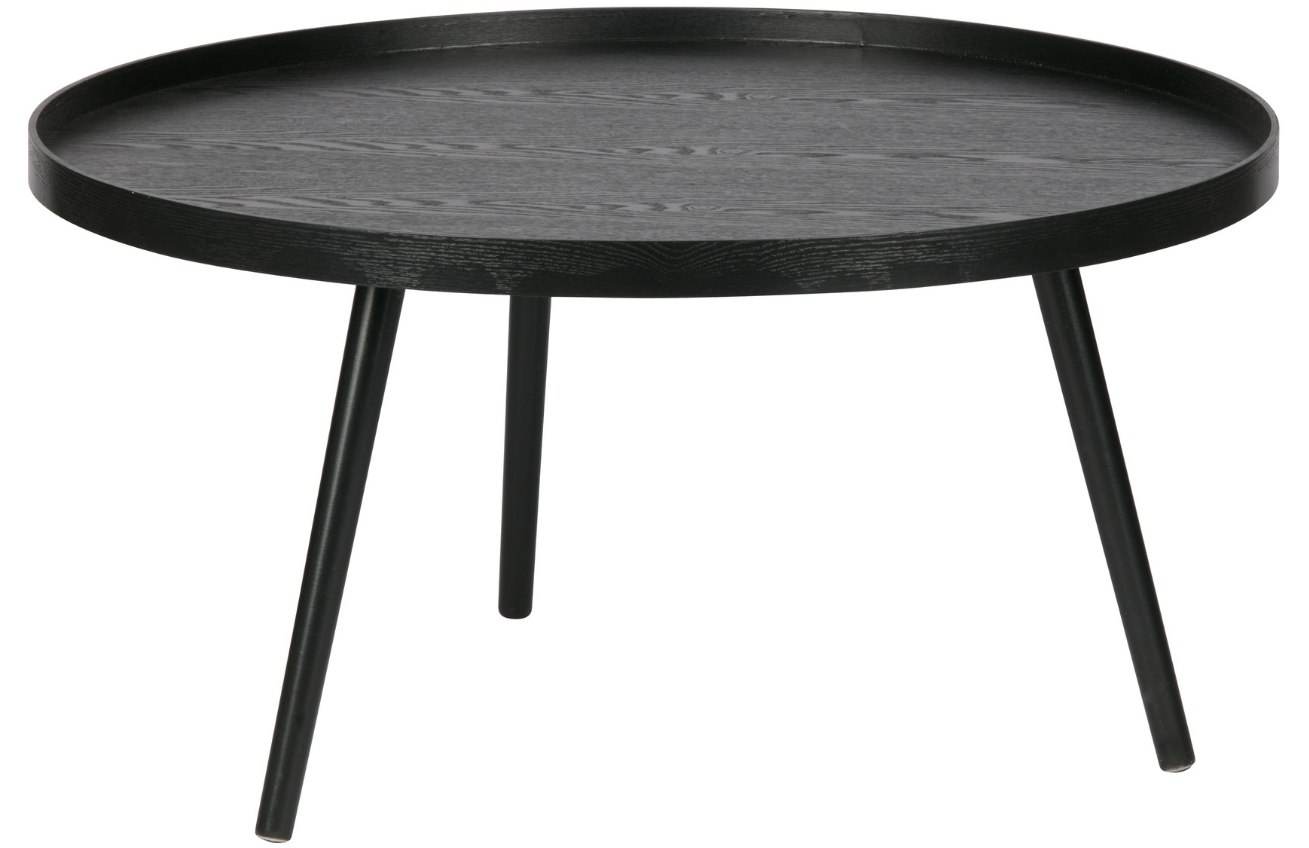 Hoorns Černý borovicový konferenční stolek