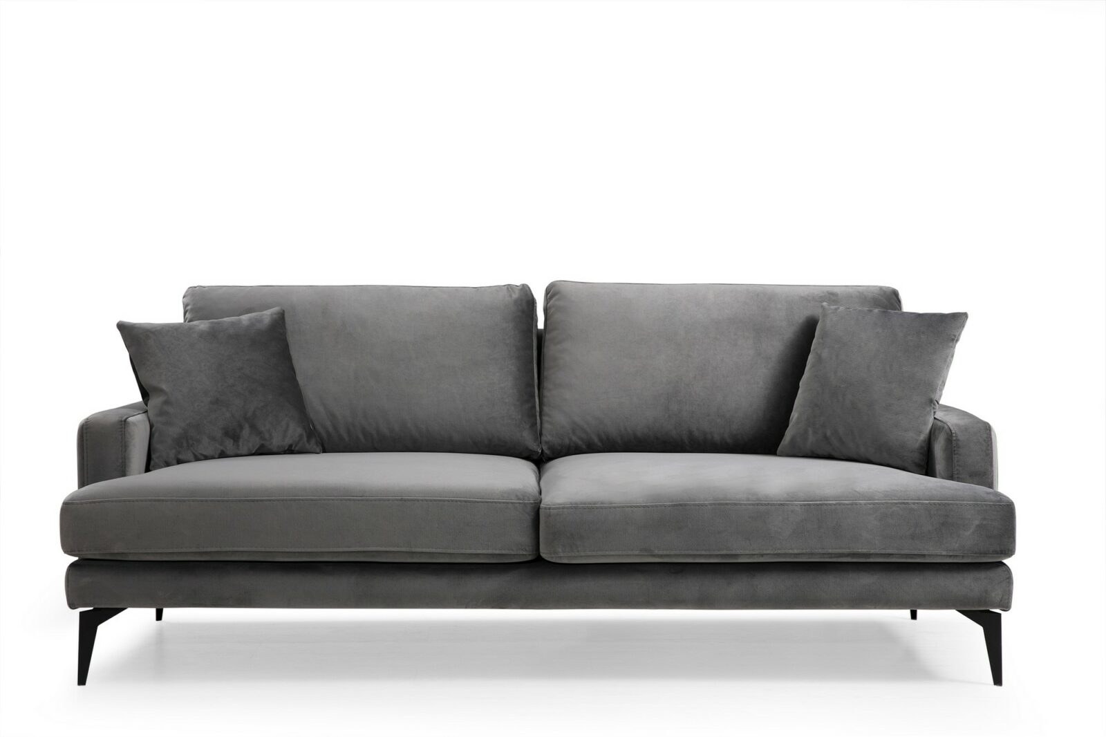 Atelier del sofa třímístná pohovka PAPIRA šedá