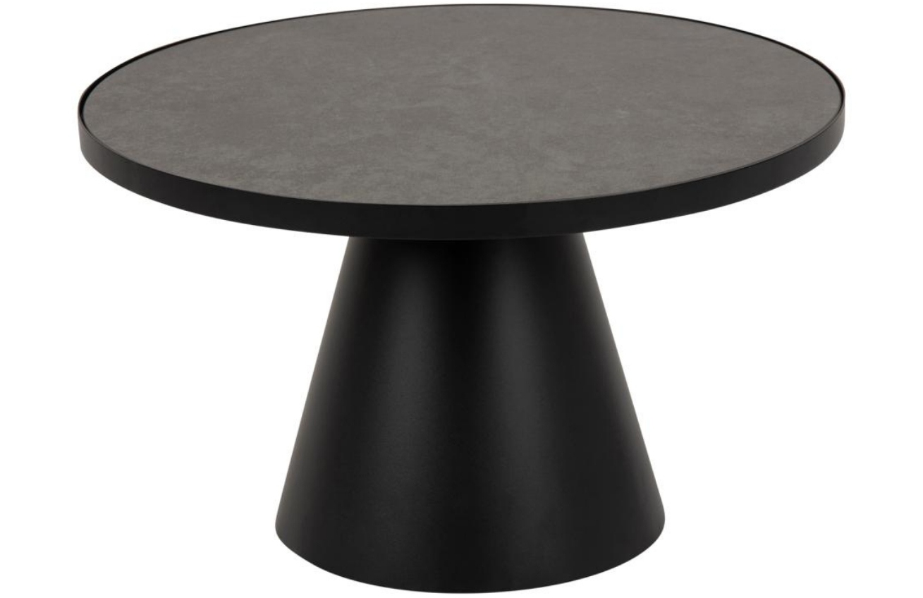 Scandi Černý keramický konferenční stolek