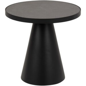 Scandi Černý keramický odkládací stolek