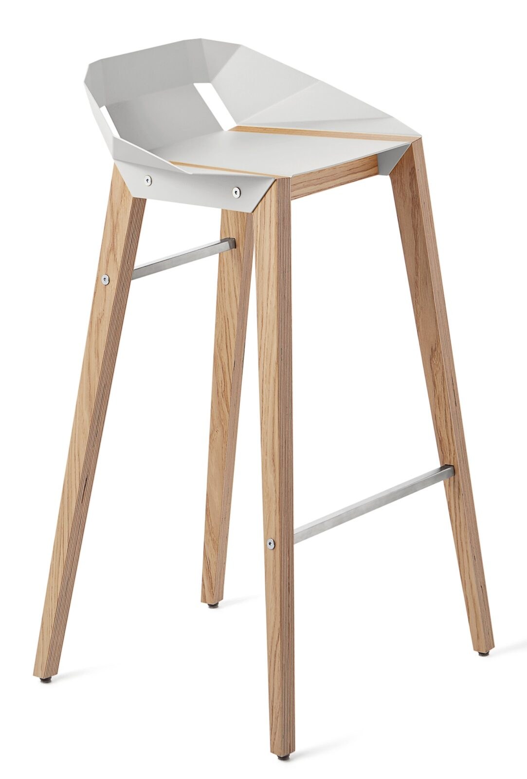 Bílá hliníková barová židle Tabanda DIAGO 75
