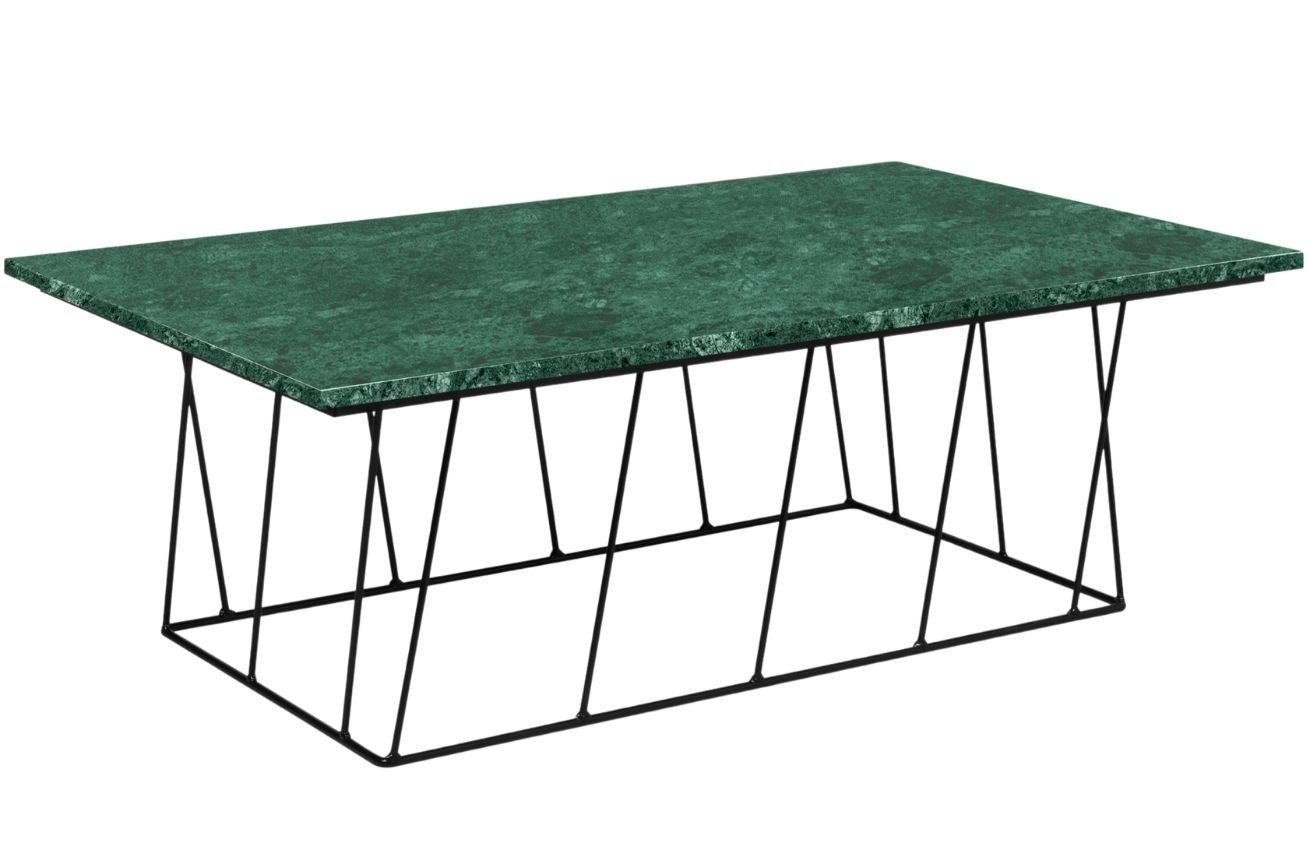 Zelený mramorový konferenční stolek TEMAHOME Helix