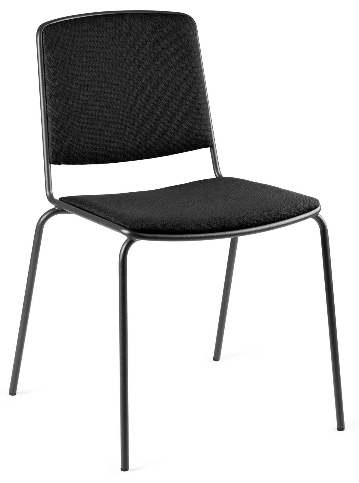Černá látková konferenční židle MARA VEA