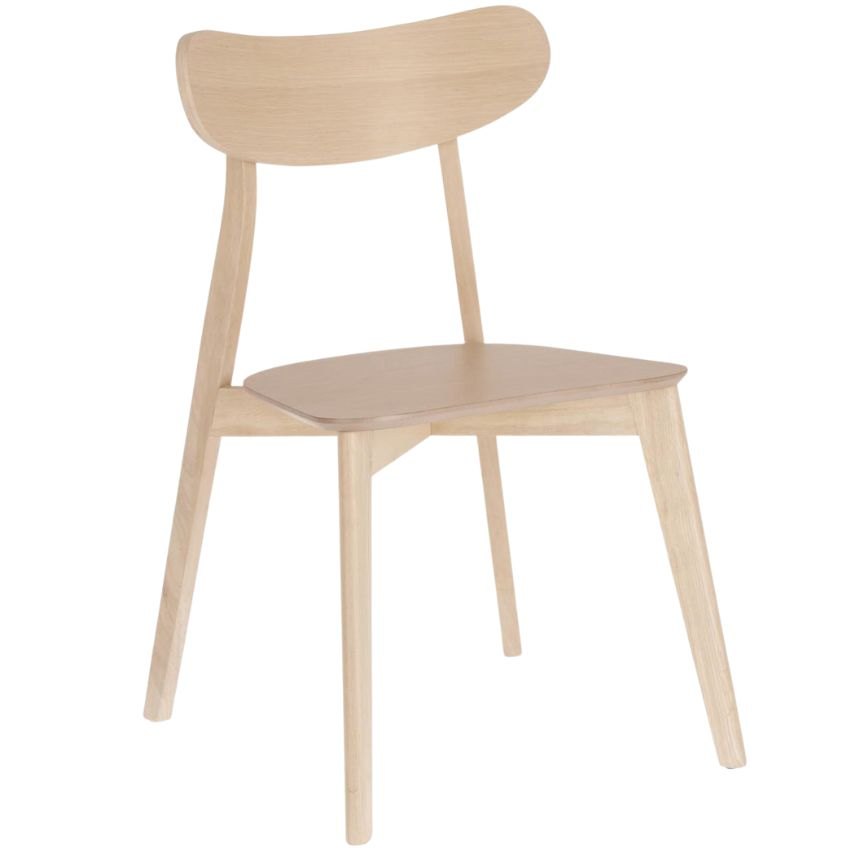 Dubová dřevěná jídelní židle