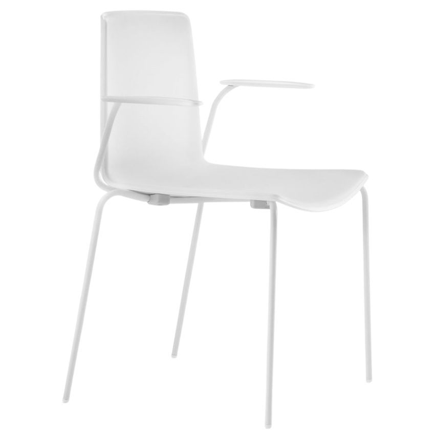 Pedrali Bílá plastová konferenční židle