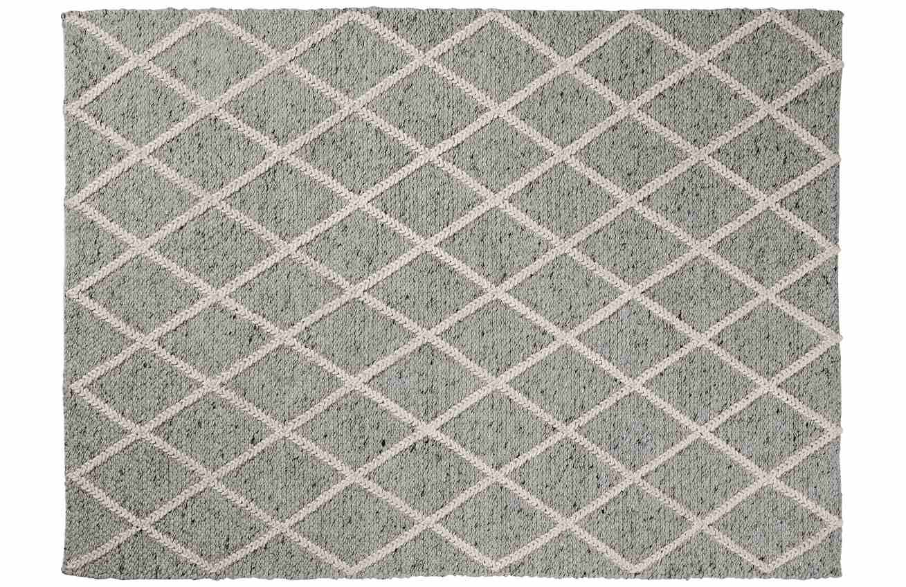 Světle šedý vzorovaný koberec Kave Home Amy