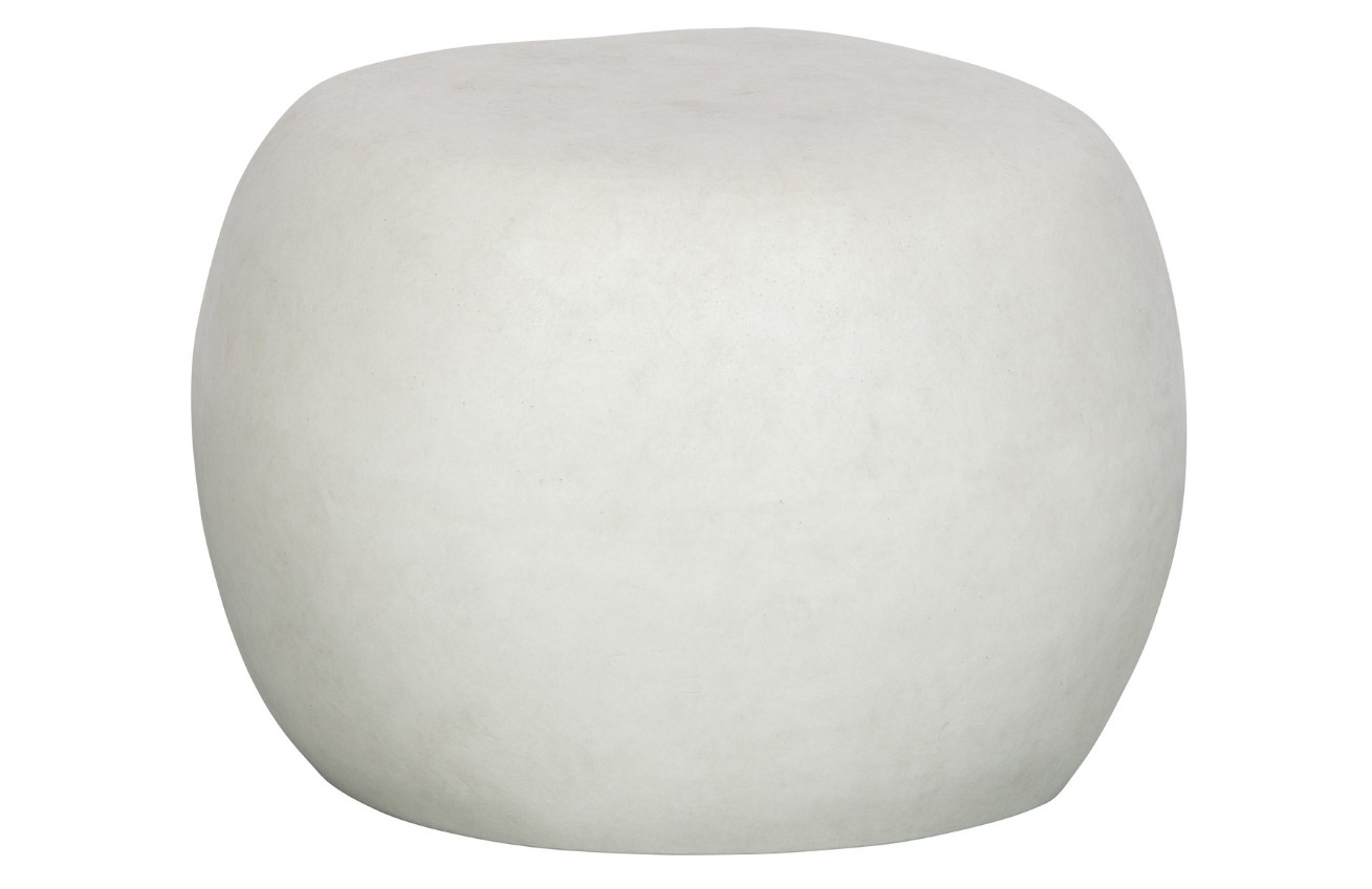 Hoorns Bílý betonový konferenční stolek Peblo