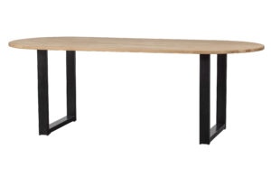 WOOOD Jídelní stůl TABLO oval dub "U" 220x90 cm