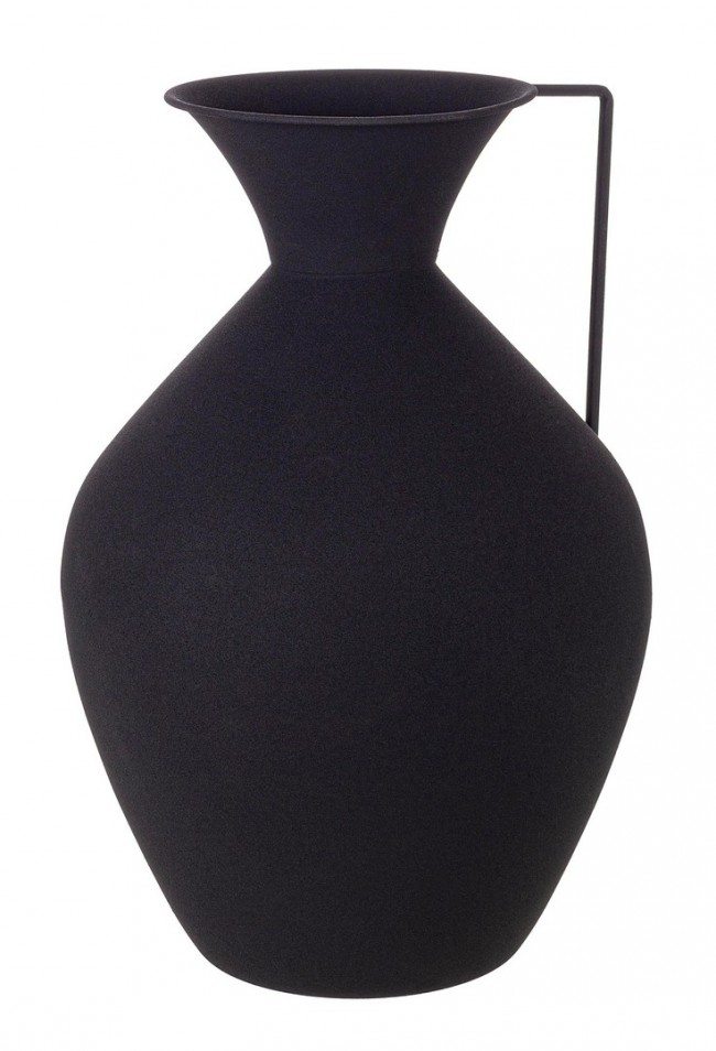BIZZOTTO Černá váza RHYTON 37cm