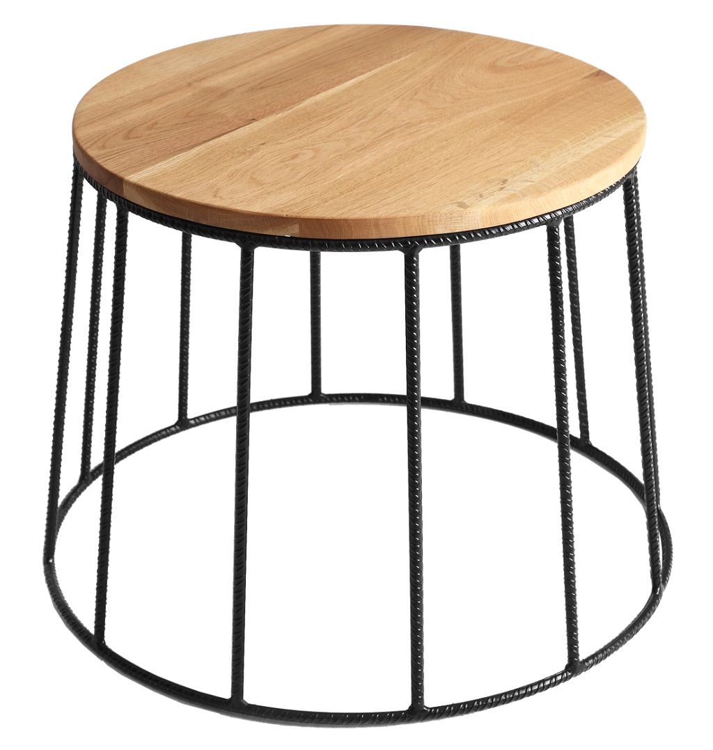 Nordic Design Přírodní masivní konferenční stolek Vito s