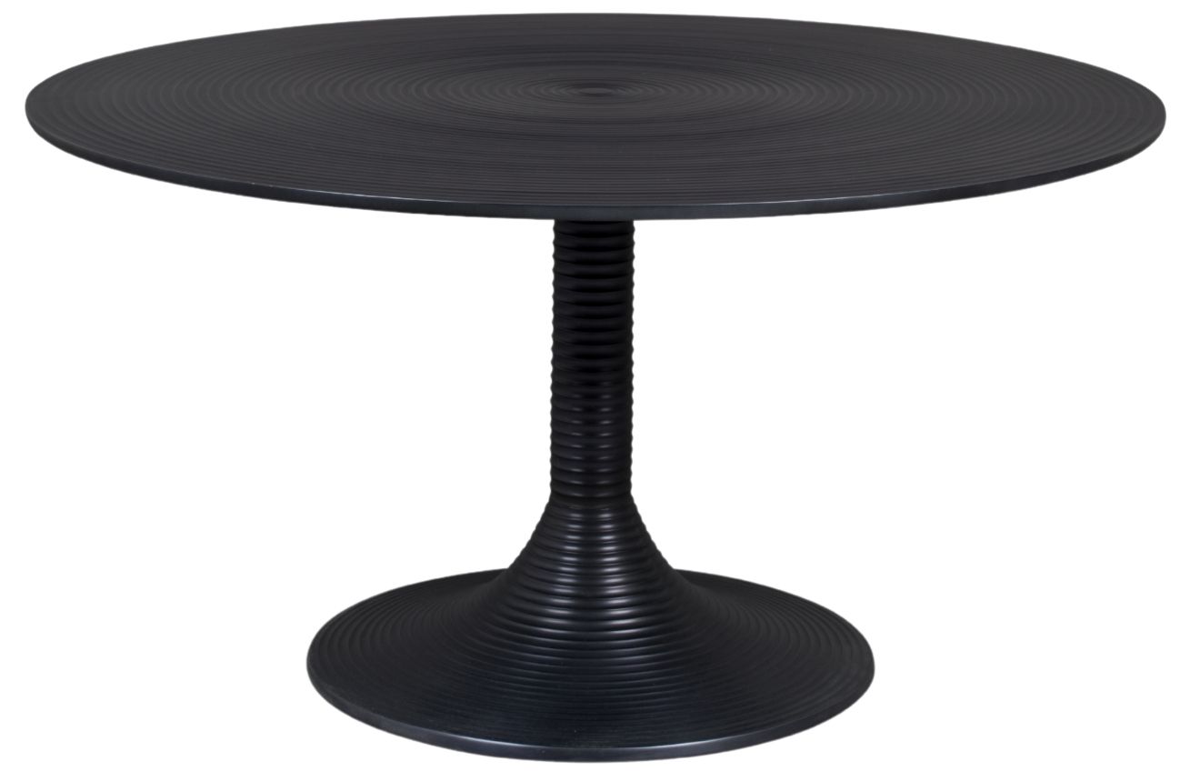 Černý kulatý konferenční stolek Bold Monkey