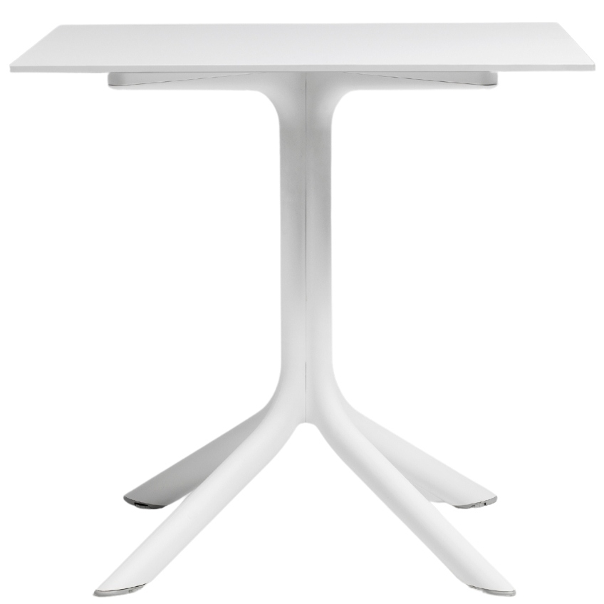 Nardi Bílý plastový zahradní stůl Clip 80 x