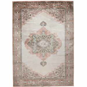 Růžový koberec s orientálními vzory DUTCHBONE