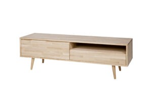 WOOOD Dřevěný TV stolek TYGO světlý 150 cm