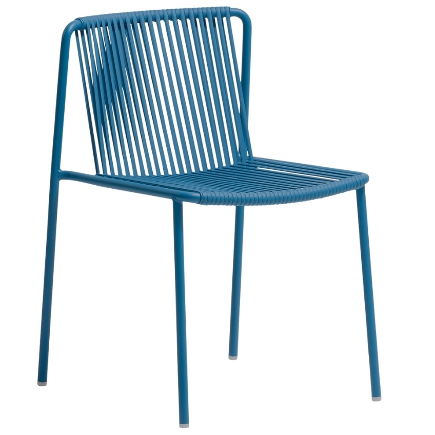 Pedrali Modrá kovová zahradní židle