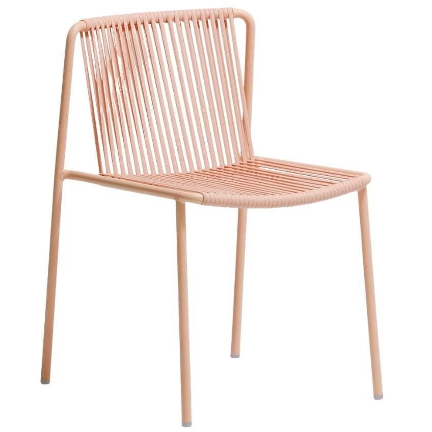 Pedrali Růžová kovová zahradní židle