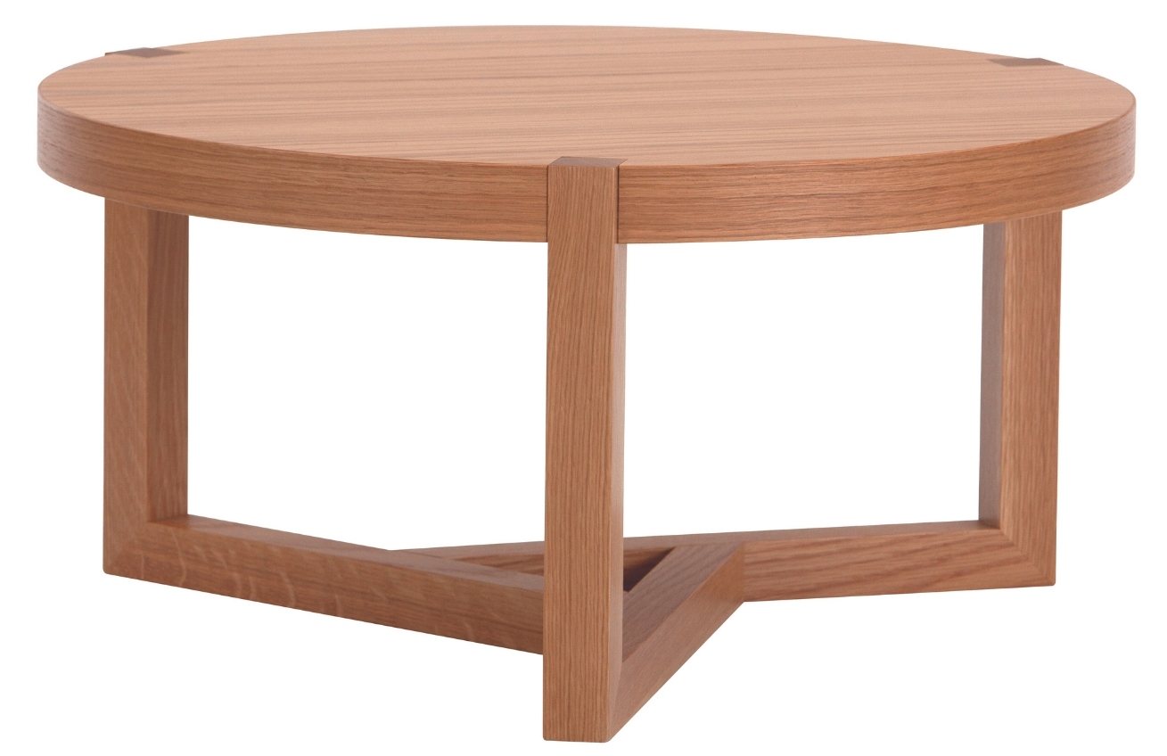Dubový kulatý konferenční stolek Woodman