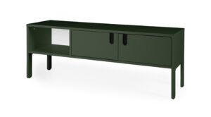 TENZO Dřevěný TV stolek UNO zelený
