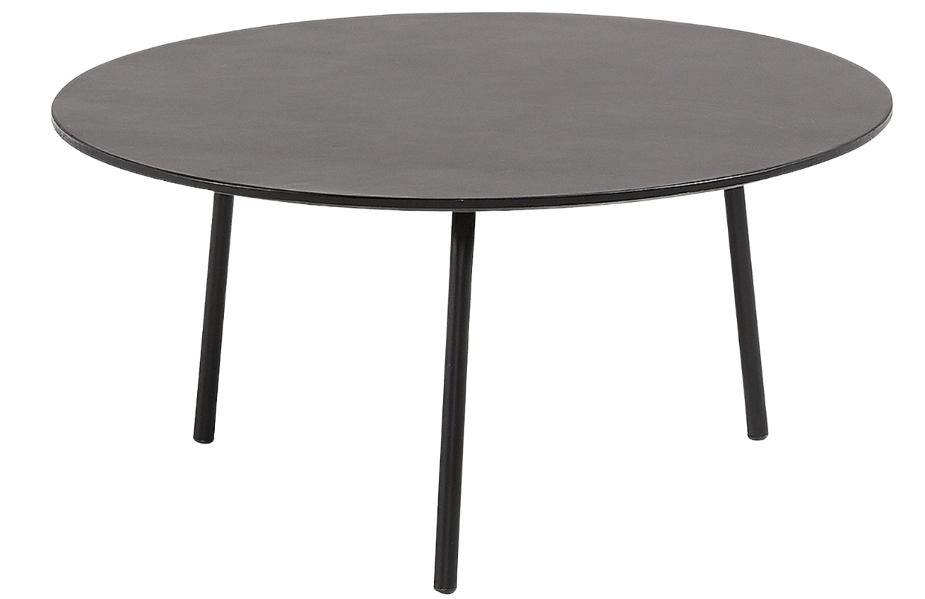 Černý betonový konferenční stolek Kave Home