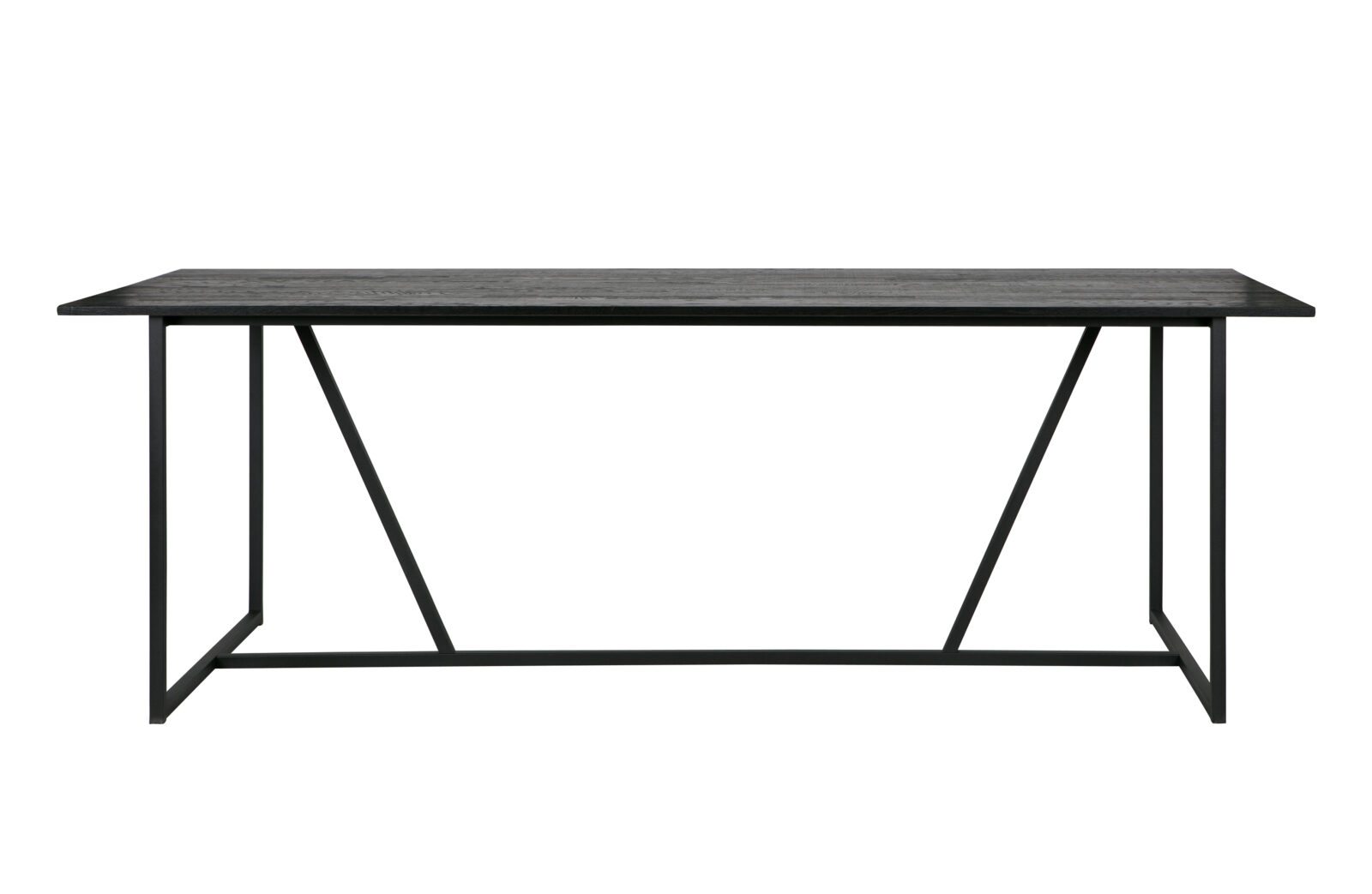 WOOOD Jídelní stůl SILAS černý 220x90 cm