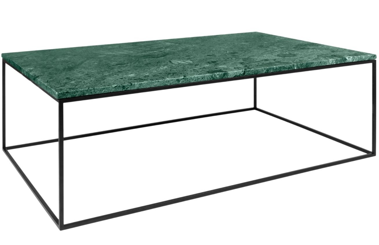 Zelený mramorový konferenční stolek TEMAHOME Gleam 120 x