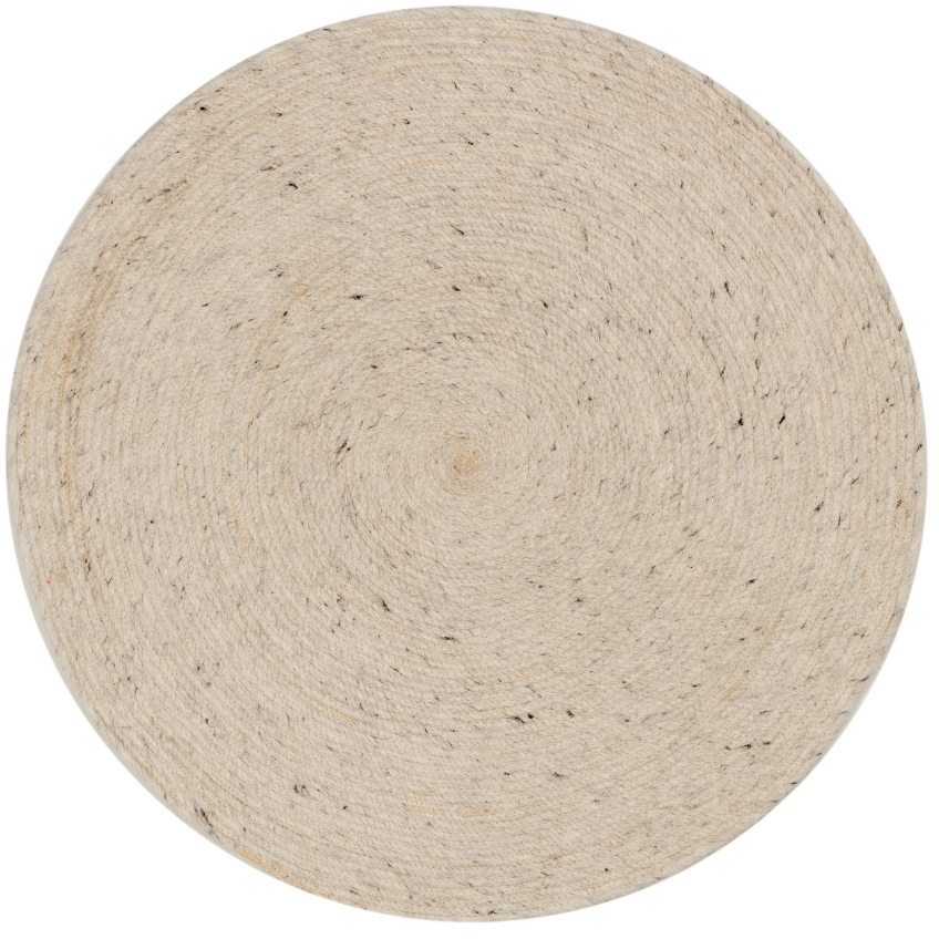 Béžovo šedý vlněný koberec Kave Home