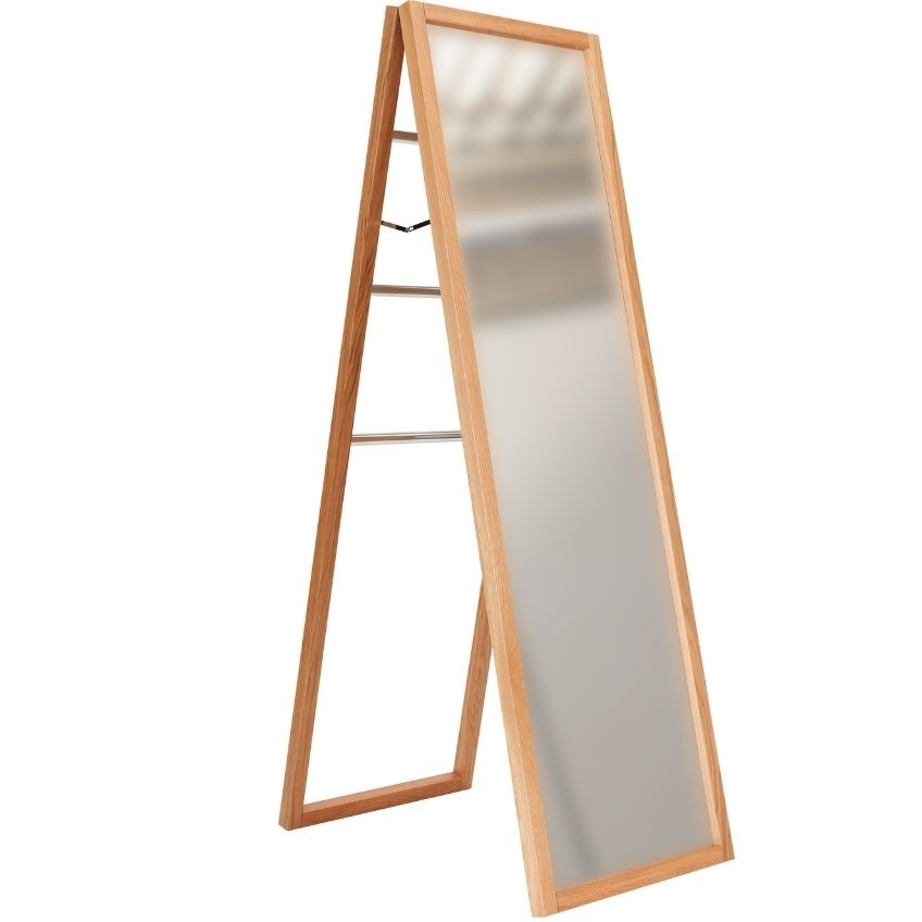 Dubové stojací zrcadlo Woodman NewEst