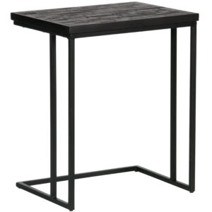 Hoorns Černý dřevěný odkládací stolek
