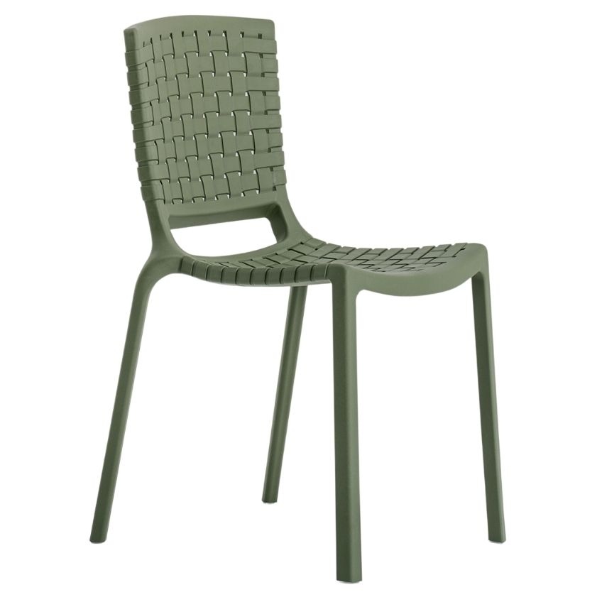 Pedrali Zelená plastová jídelní židle