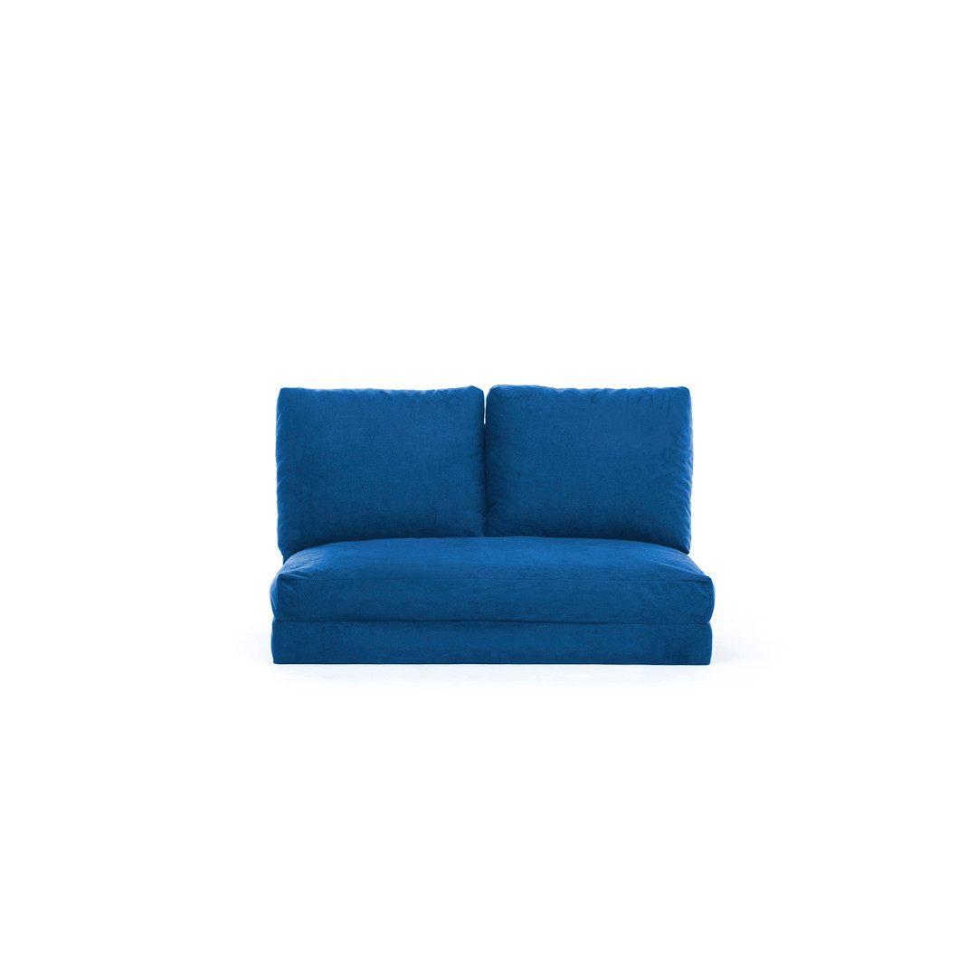 Hanah Home Rozkládací futonová pohovka TAIDA modrá