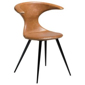 ​​​​​Dan-Form Hnědá kožená jídelní židle