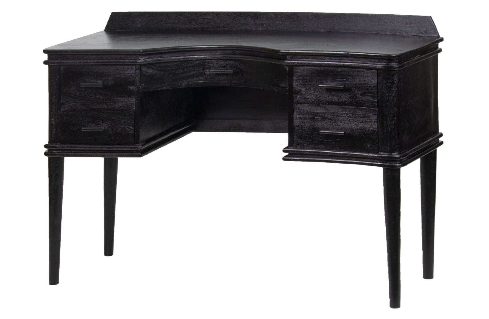 BePureHome Dřevěný psací stůl BOUDOIR černý