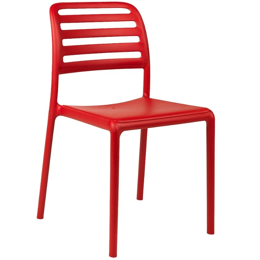 Nardi Červená plastová zahradní židle
