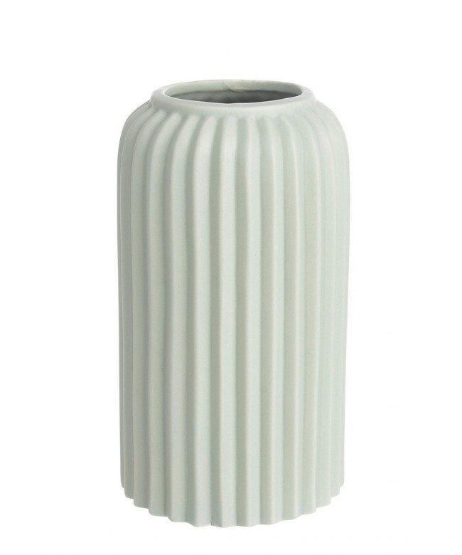 BIZZOTTO šedá porcelánová váza ARTEMIDE 10x16 cm