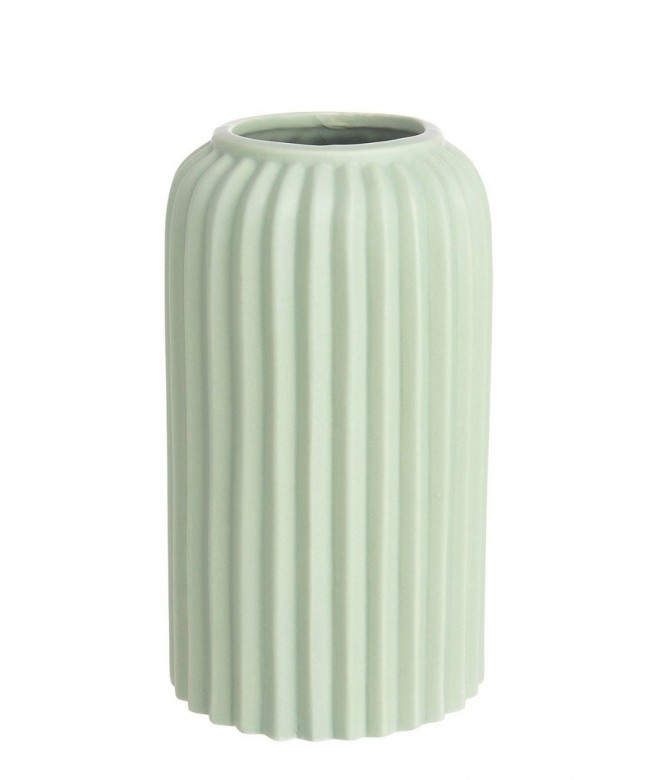 BIZZOTTO zelená porcelánová váza ARTEMIDE 10x16 cm