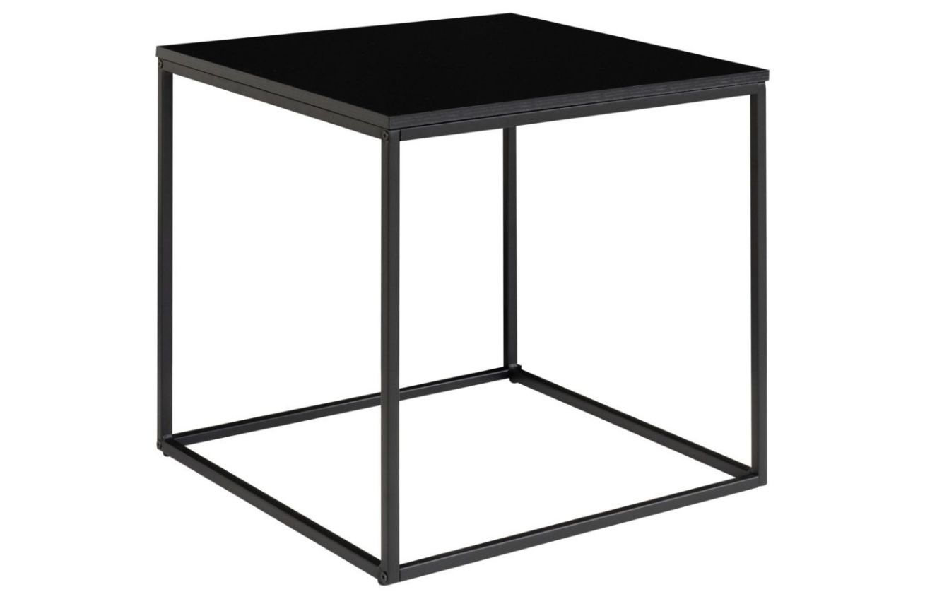 Nordic Living Černý kovový konferenční stolek Winter