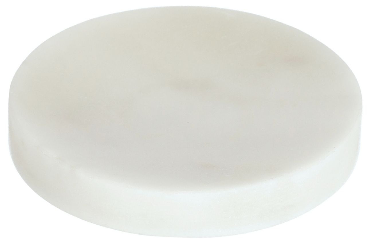 Bílá mramorová miska na mýdlo