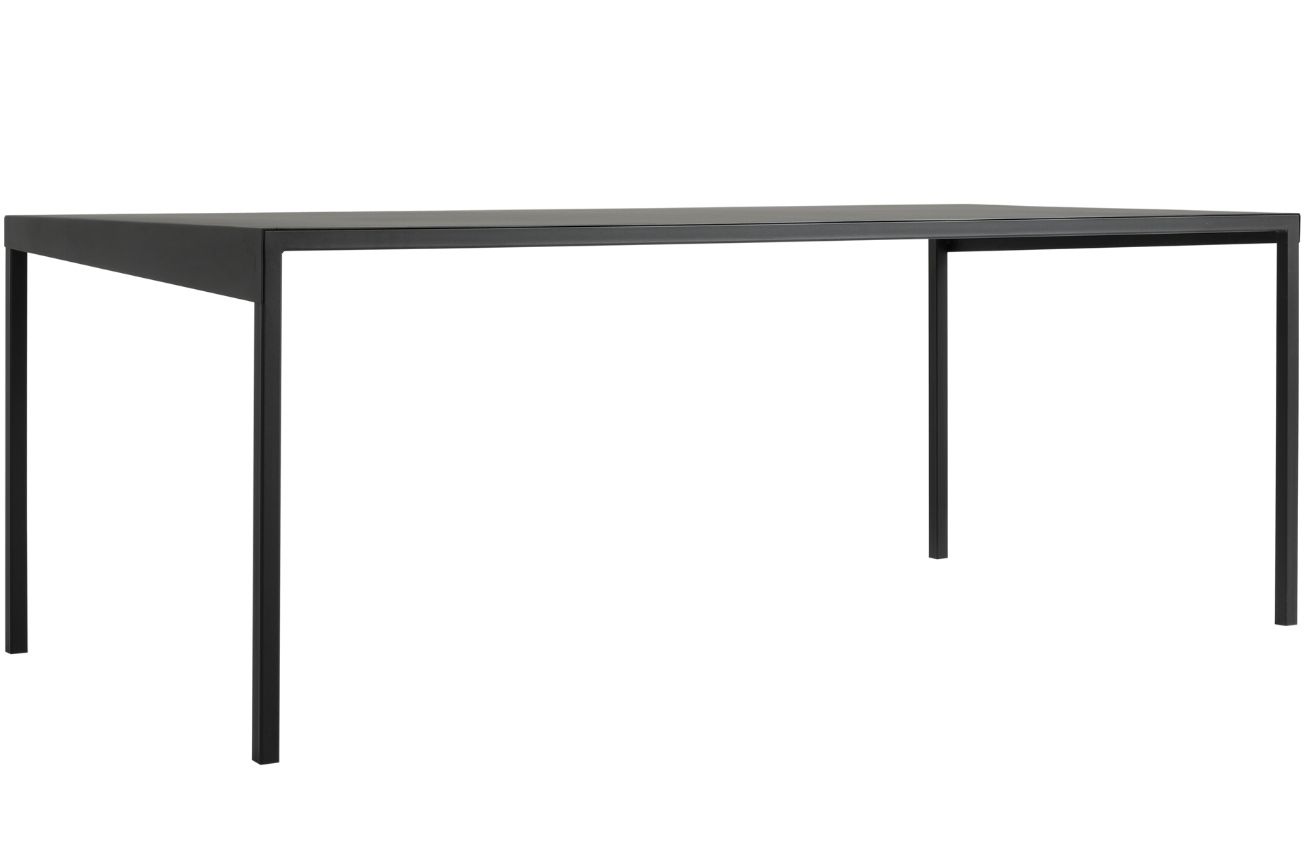 Nordic Design Černý kovový jídelní stůl