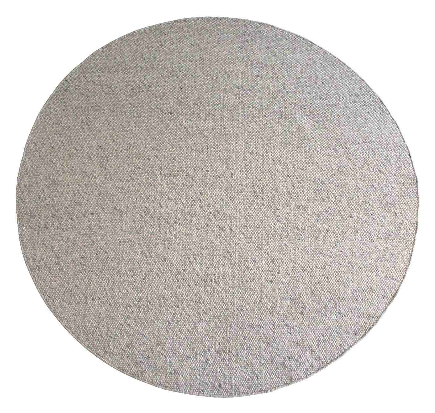 ROWICO kulatý koberec AUCKLAND Ø 250 cm světle šedá