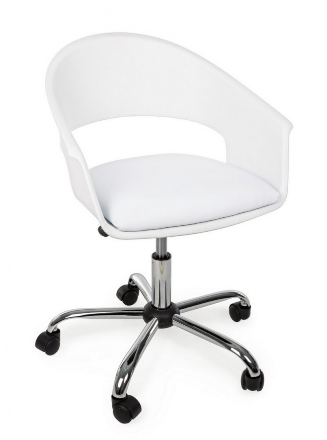 BIZZOTTO Kancelářská židle WELLS bílá