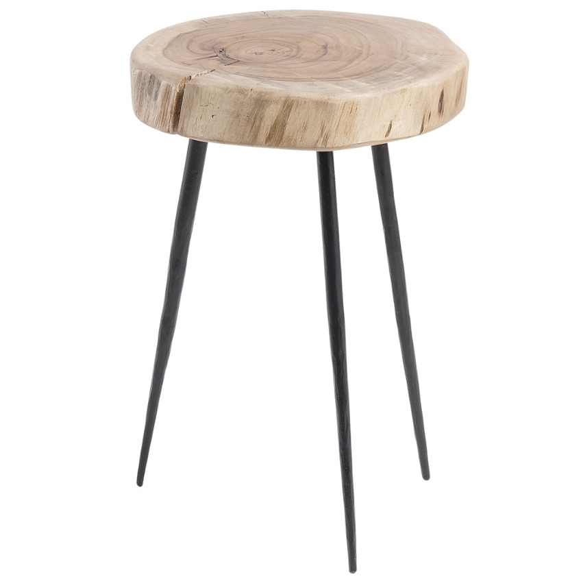 Dřevěný odkládací stolek Kave Home