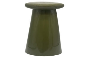 VTWONEN keramická stolička BUTTON zelená ø33 cm