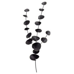 Hoorns Černá kovová nástěnná dekorace Biff