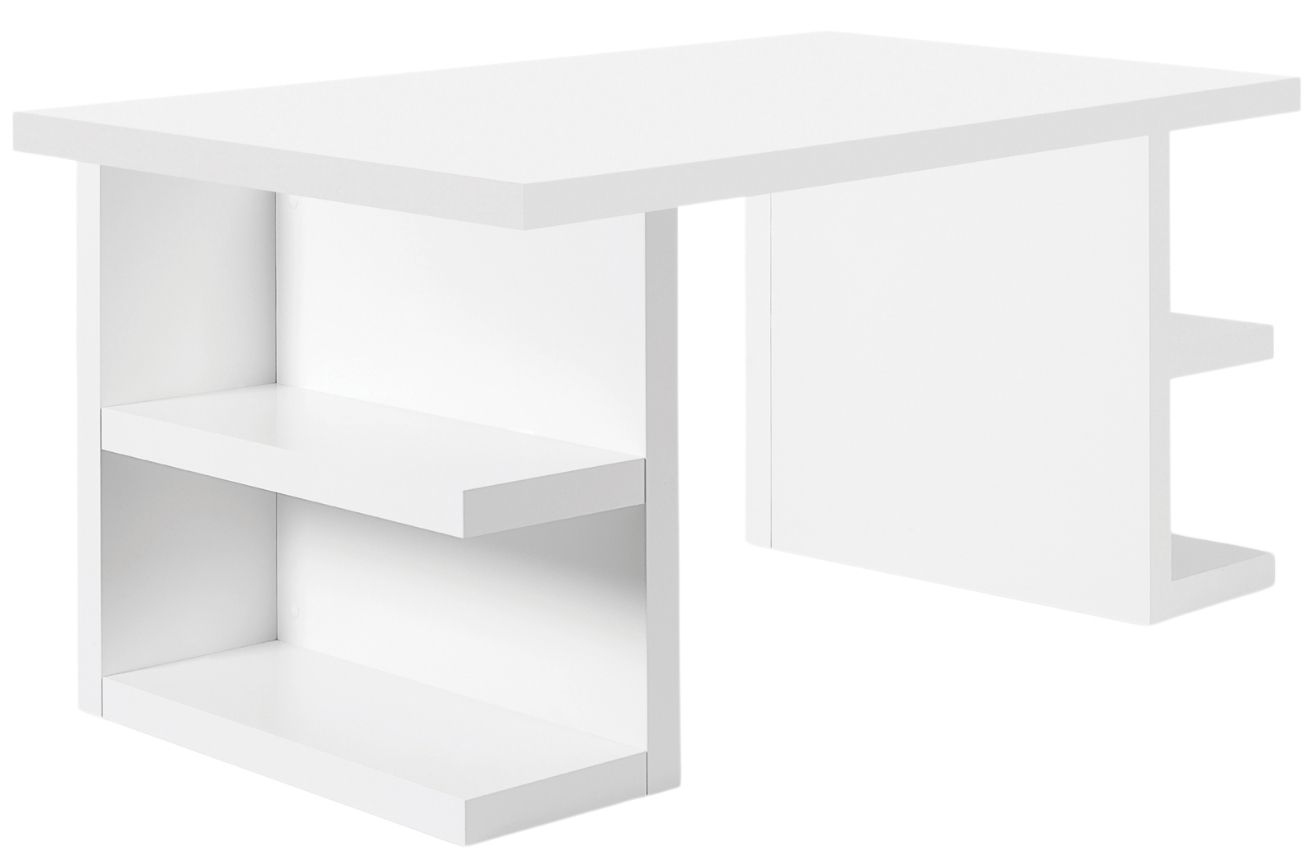 Matně bílý pracovní stůl TEMAHOME Multi 160 x