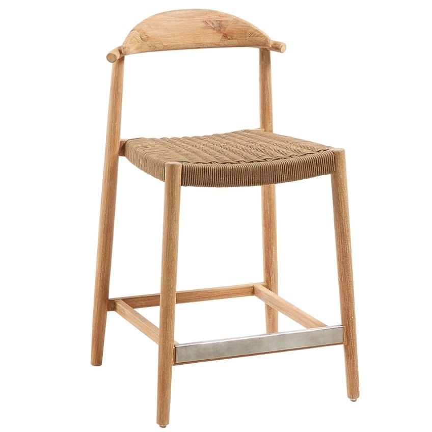 Dřevěná barová židle Kave Home Nina 62