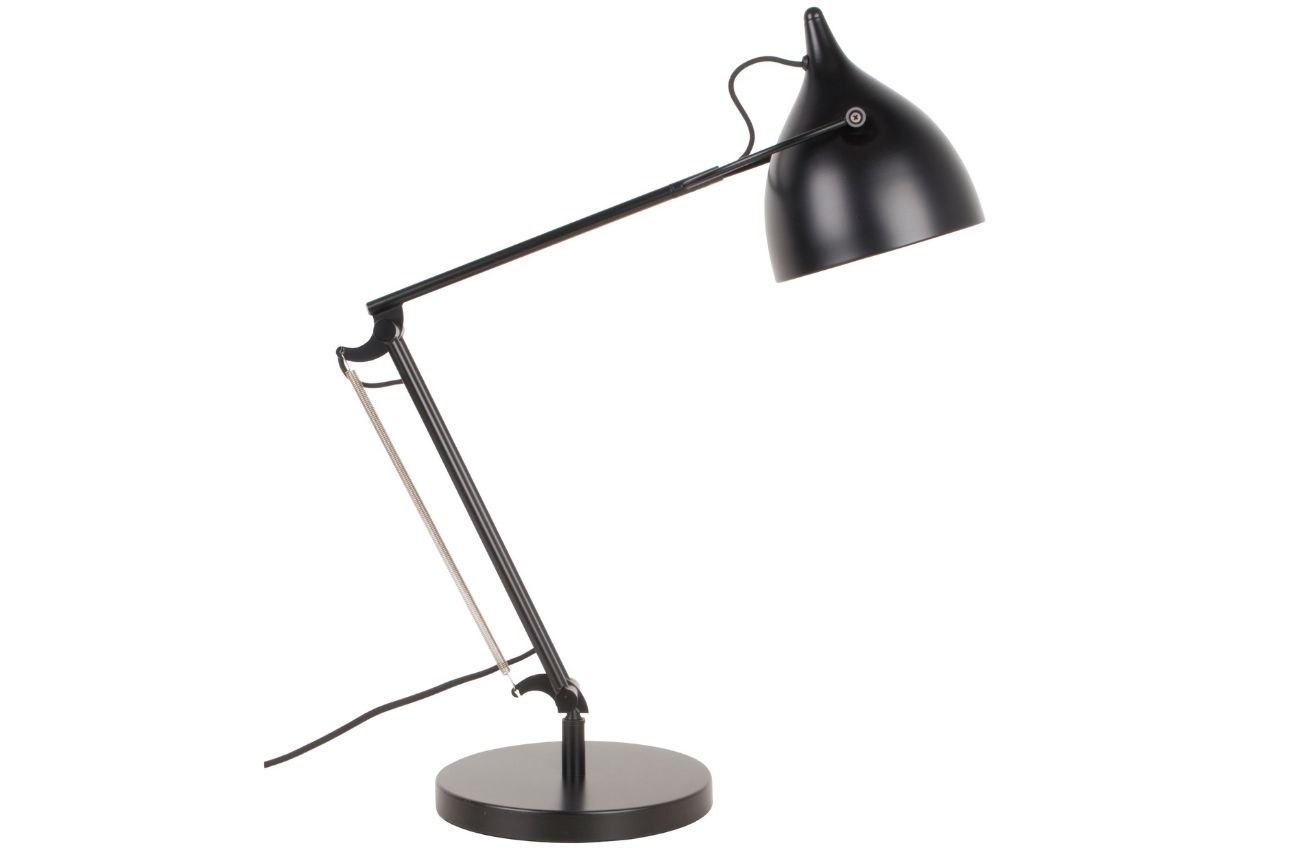 Černá kovová stolní lampa ZUIVER