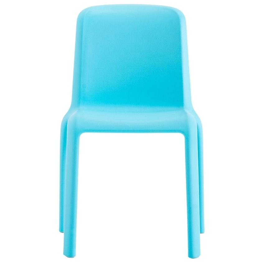 Pedrali Dětská modrá plastová židle Snow