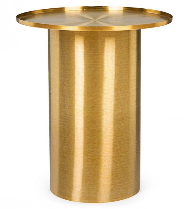 BIZZOTTO Konferenční stolek KALPITA zlatý 51cm