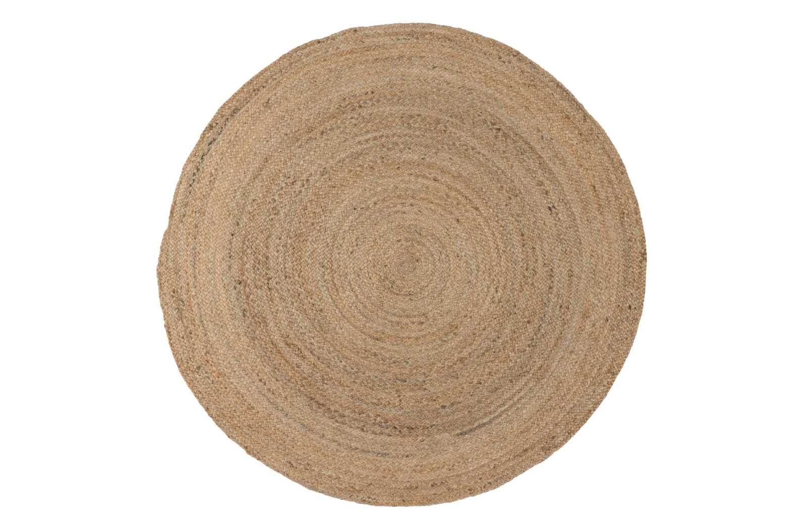 WOOOD kulatý koberec ROSS Ø150cm hnědá