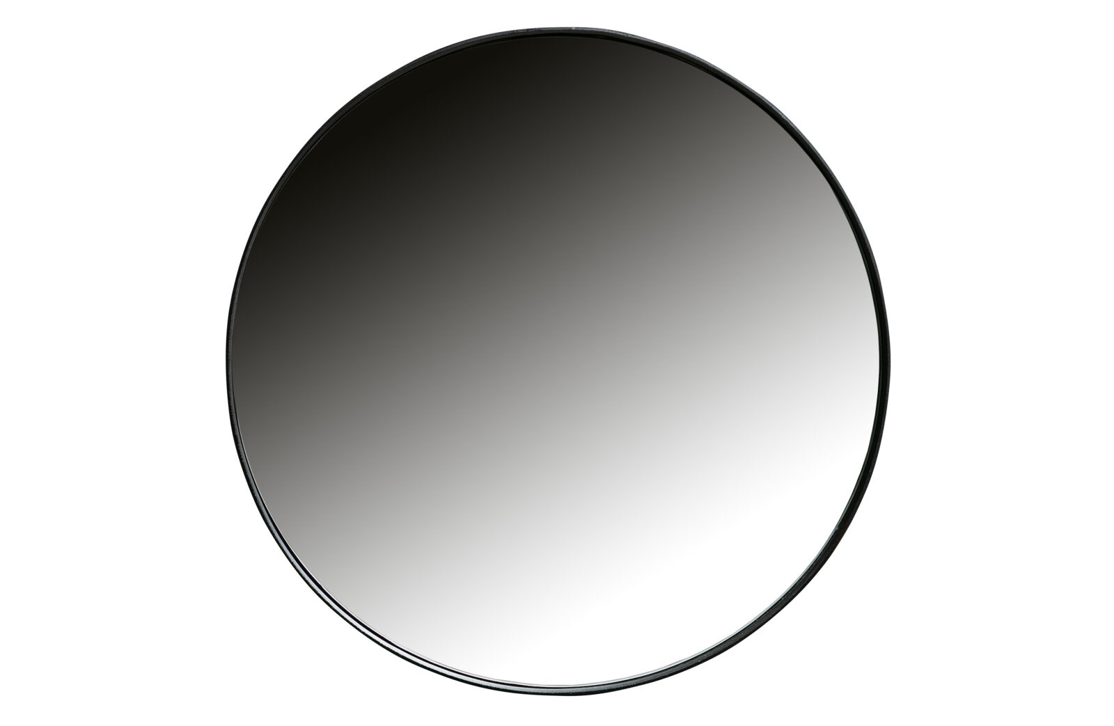 WOOOD Zrcadlo DOUTZEN černé Ø50cm